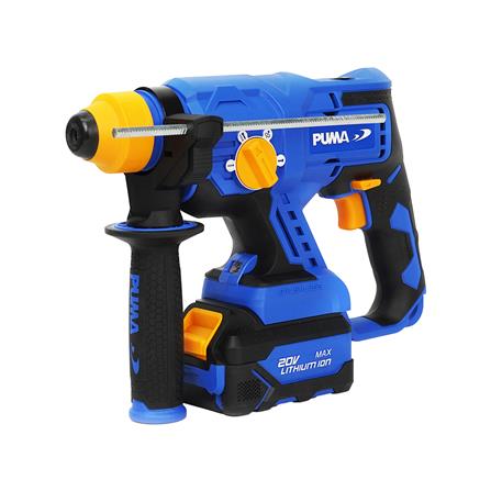 สว่านโรตารี่ไร้สาย (พร้อมแบตเตอรี่ 2 ก้อน) PUMA PM-260BL 22 มม. 20 โวลต์_0