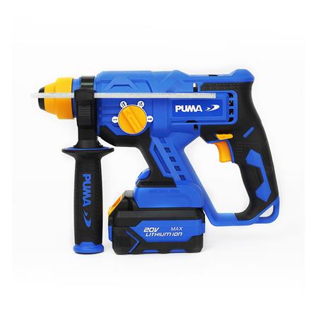 สว่านโรตารี่ไร้สาย (พร้อมแบตเตอรี่ 2 ก้อน) PUMA PM-260BL 22 มม. 20 โวลต์_1