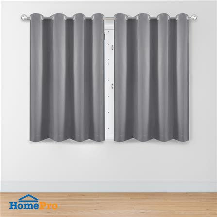 ผ้าม่าน EYELET HOME LIVING STYLE LUKAS UV 130X160 ซม. สีเทา_3