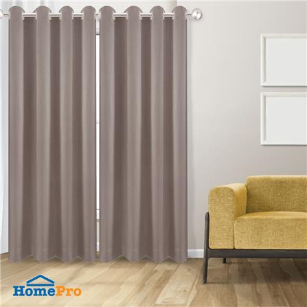 ผ้าม่าน EYELET ME LIVING CLARA UV 130X220 ซม. สีน้ำตาล_3