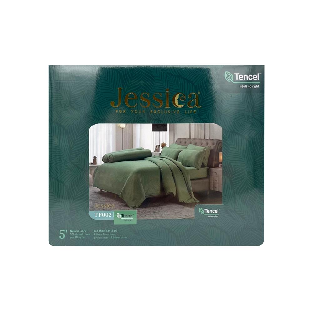 ชุดผ้าปูที่นอน 5 ฟุต 5 ชิ้น JESSICA T-SOLID 21070-TP002