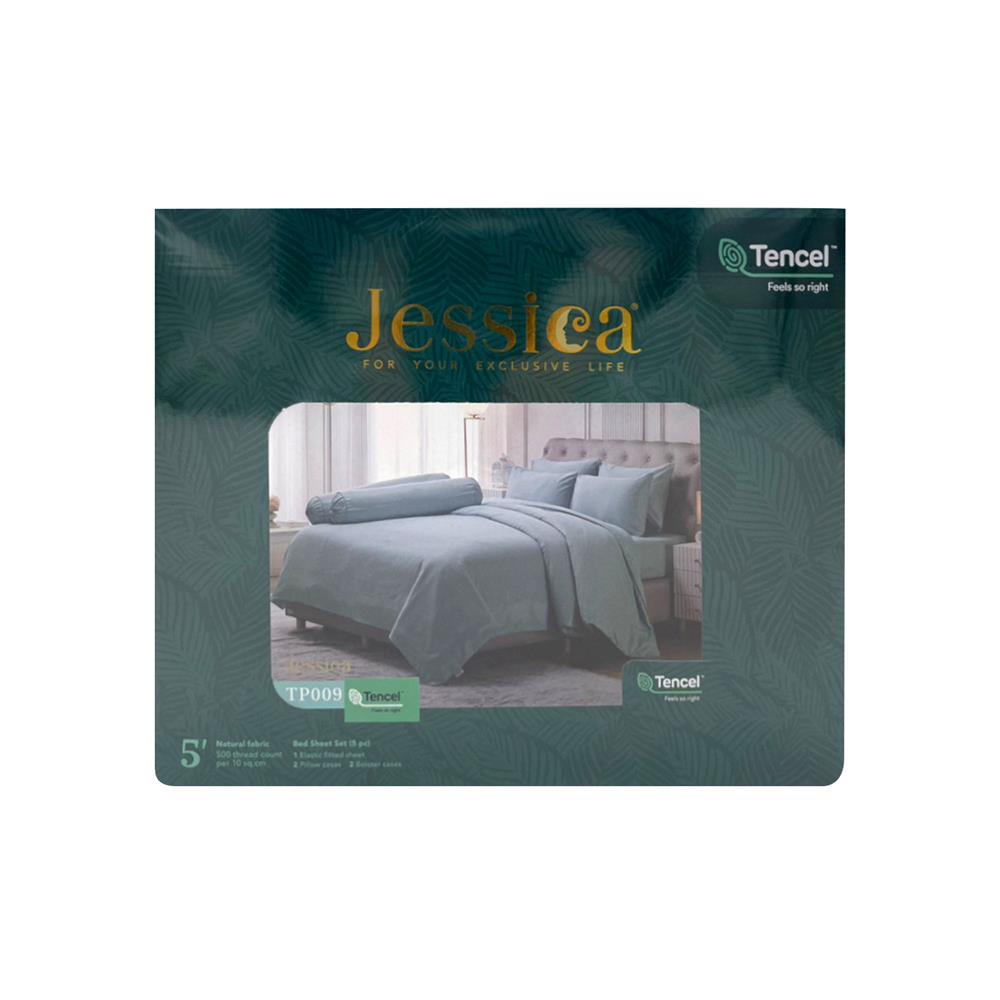 ชุดผ้าปูที่นอน 5 ฟุต 5 ชิ้น JESSICA T-SOLID 21070-TP009