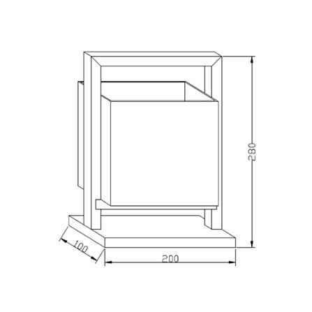 ไฟตั้งโต๊ะ CARINI MT3192 สีขาว/ลายไม้_6