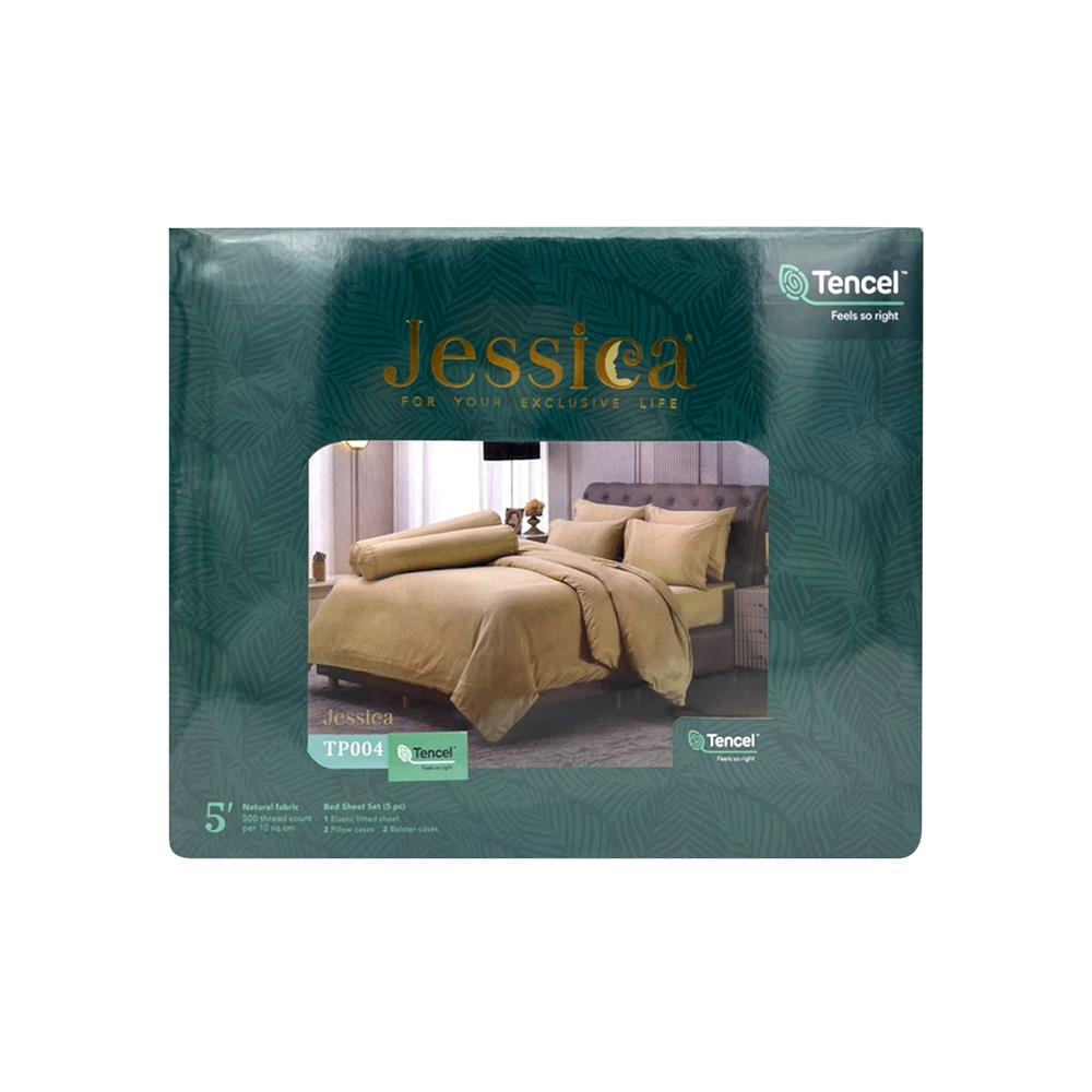 ชุดผ้าปูที่นอน 5 ฟุต 5 ชิ้น JESSICA T-SOLID 21070-TP004