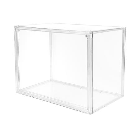 กล่องจัดเก็บกระเป๋าฝาเปิด STACKO M 36x26x27 ซม. สีใส_0