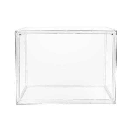 กล่องจัดเก็บกระเป๋าฝาเปิด STACKO M 36x26x27 ซม. สีใส_2