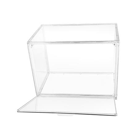 กล่องจัดเก็บกระเป๋าฝาเปิด STACKO M 36x26x27 ซม. สีใส_3