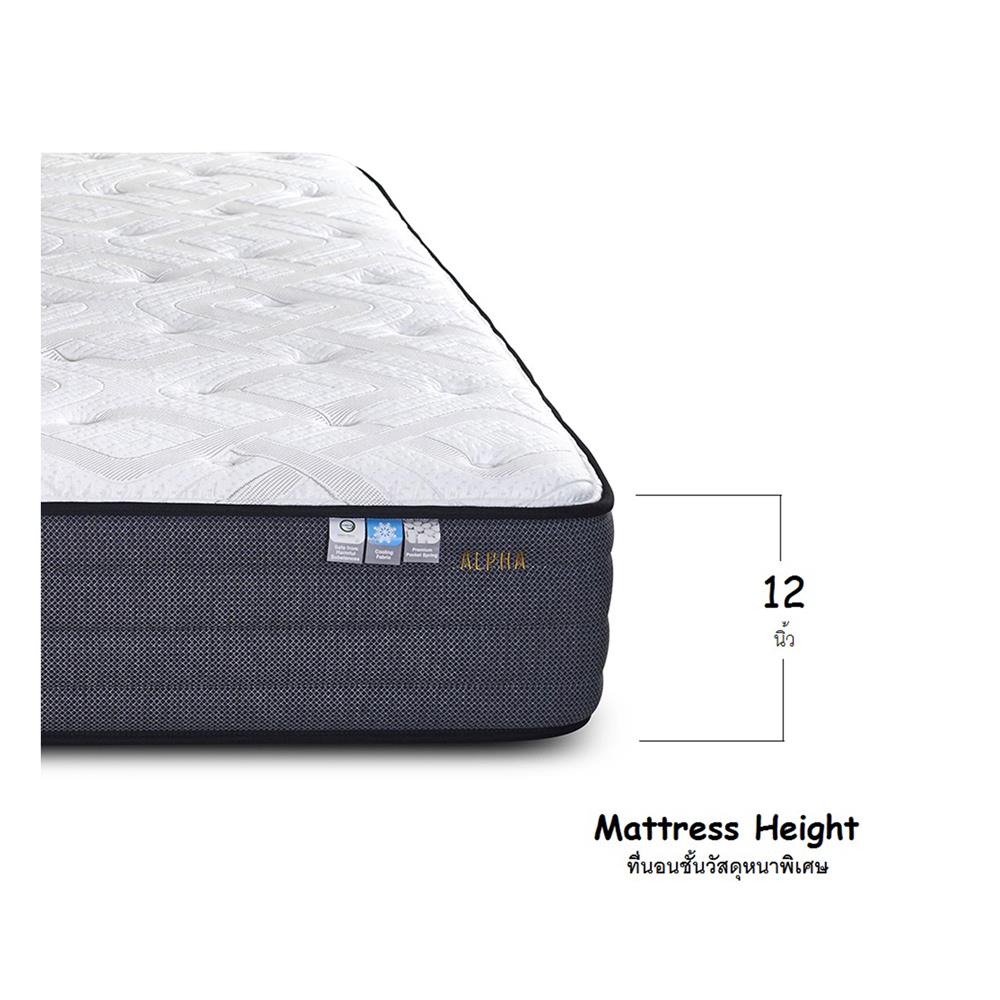 ที่นอน 6 ฟุต JESSICA ALPHA พร้อมชุดเครื่องนอน 11 ชิ้น