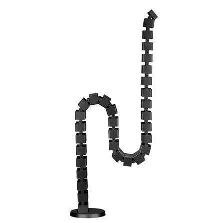 รางกระดูกงูเก็บสายไฟ ERGOTREND สีดำ_1