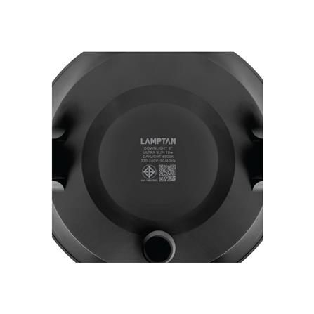 ดาวน์ไลท์ LED LAMPTAN CLICK&GO 9 นิ้ว 18 วัตต์ DAYLIGHT สีดำ_9