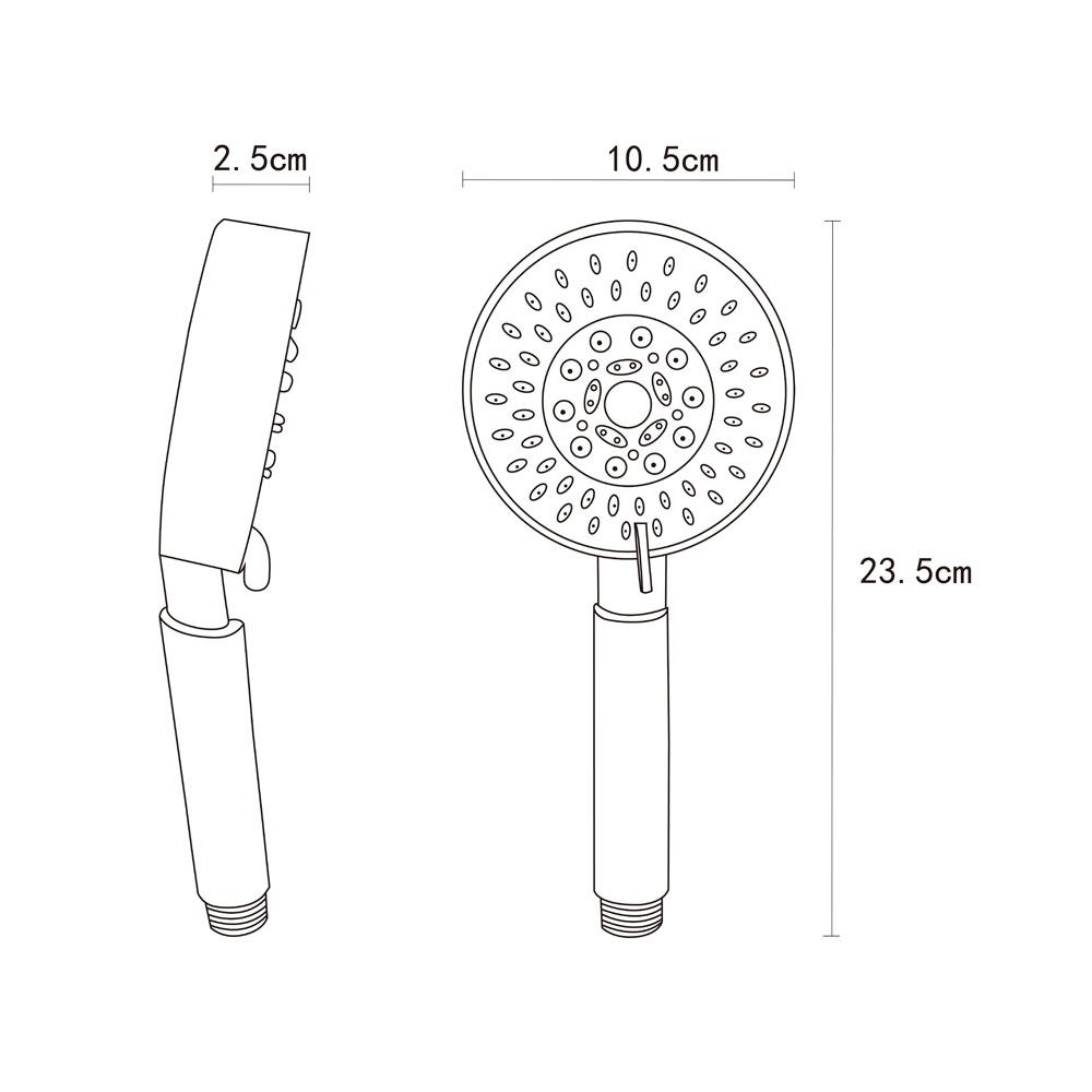 ฝักบัว RAIN SHOWER เดี่ยว BEN BN NEW22-RAIN สีโครม