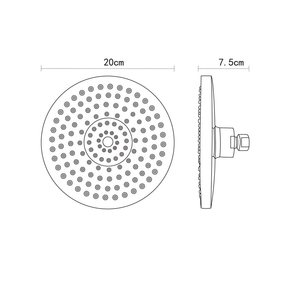 ฝักบัว RAIN SHOWER เดี่ยว BEN BN NEW22-RAIN สีโครม