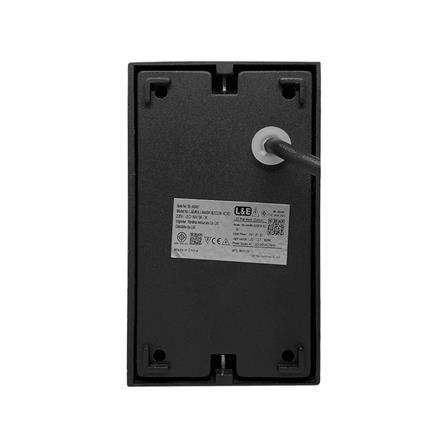 ไฟผนังภายนอก LED L&E 65-A0481 6 วัตต์ WARM WHITE สีดำ_3