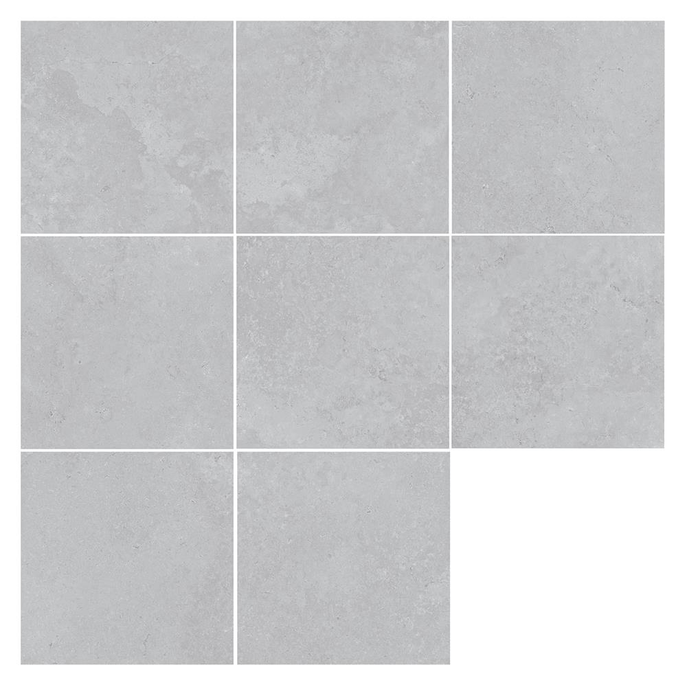 กระเบื้องพื้นพอร์ซเลน 60x60 ซม. TARA รีโอน่า เกรย์ A 1.44M2