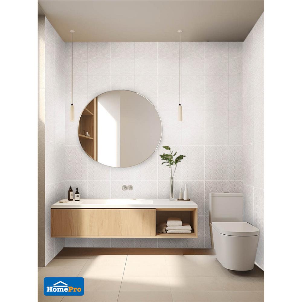 กระเบื้องผนัง 30x45 ซม. TARA ราล์ฟ ไลท์เกรย์HL 0.81M2