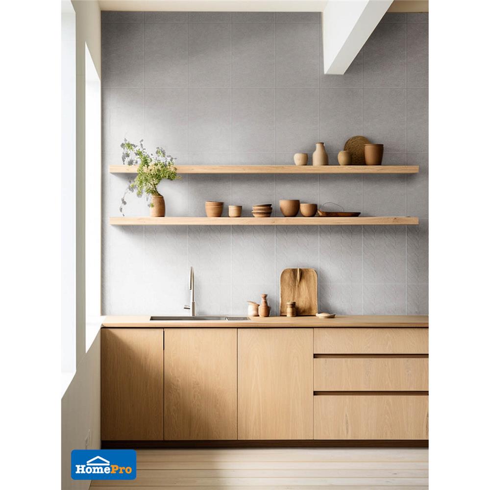 กระเบื้องผนัง 30x45 ซม. TARA ราล์ฟ ไลท์เกรย์HL 0.81M2