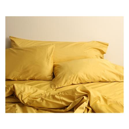 ชุดผ้าปูที่นอน 6 ฟุต 5 ชิ้น BENEATH SUNSHINE สีเหลือง_2