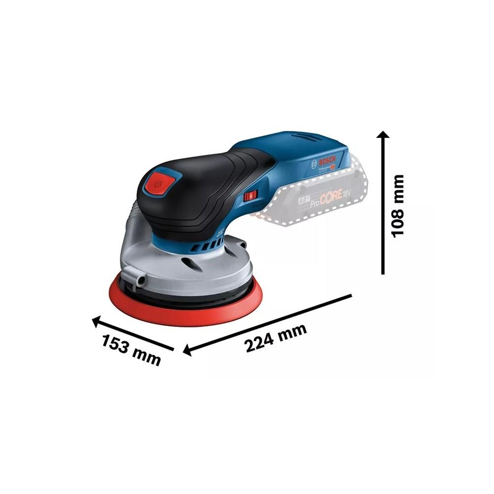 เครื่องขัดกระดาษทราย (เฉพาะตัวเครื่อง) BOSCH GEX 18V-125 18 โวลต์