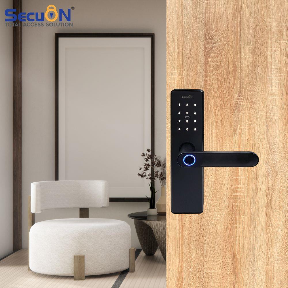 กลอนประตูดิจิตอล SECUON SEC-324 สีดำ