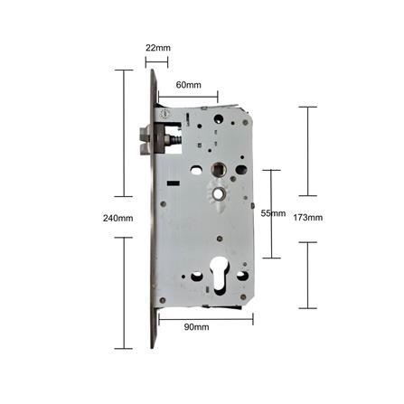 กลอนประตูดิจิตอล SECUON SEC-395 สีดำ_5