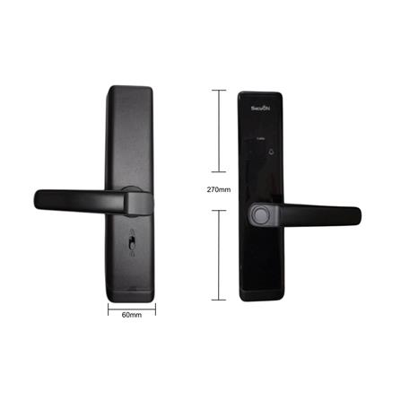 กลอนประตูดิจิตอล SECUON SEC-395 สีดำ_4