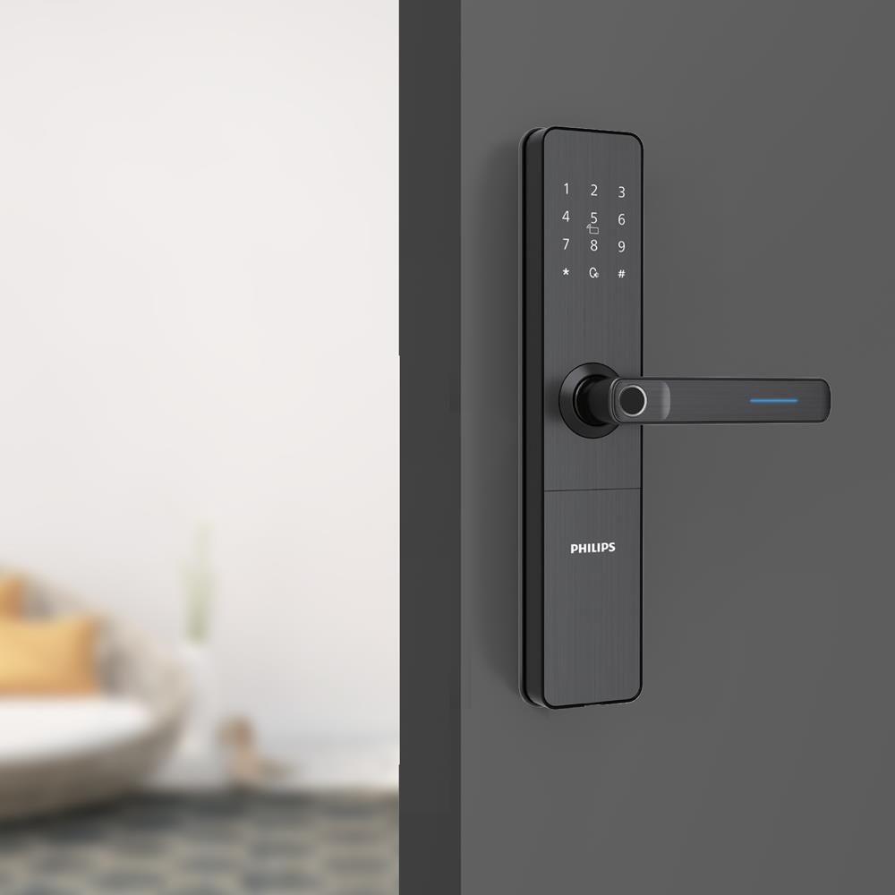 กลอนดิจิตอล PHILIPS 609 สีดำ