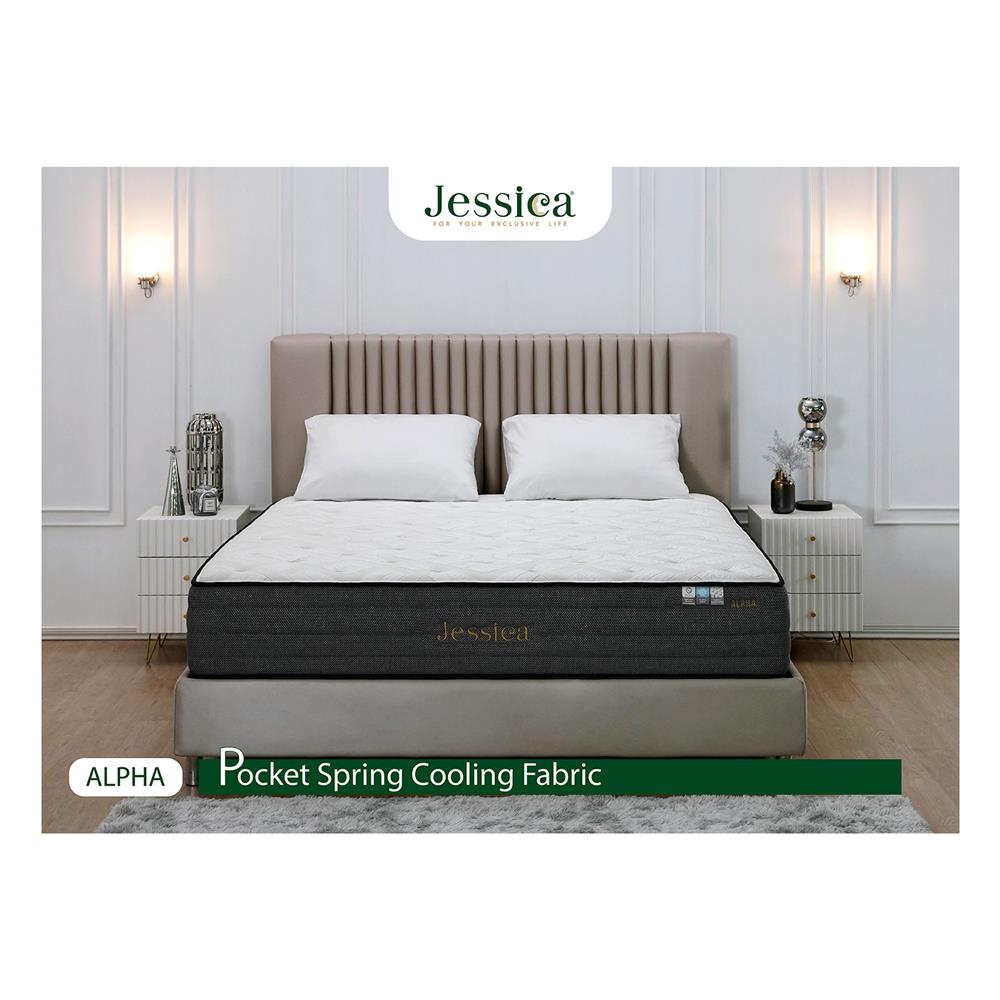 ที่นอน 5 ฟุต JESSICA ALPHA พร้อมชุดเครื่องนอน 11 ชิ้น