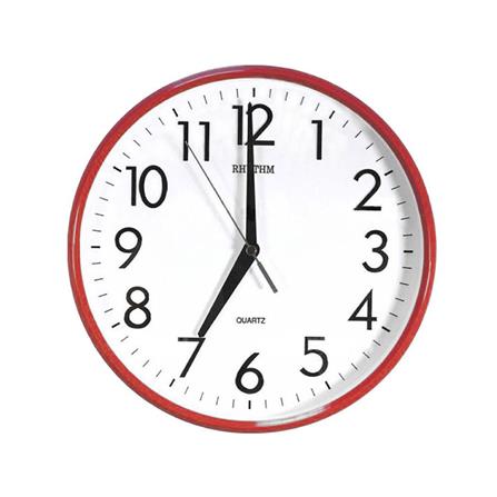 นาฬิกาแขวน RHYTHM CMG716NR01 10 นิ้ว สีแดง