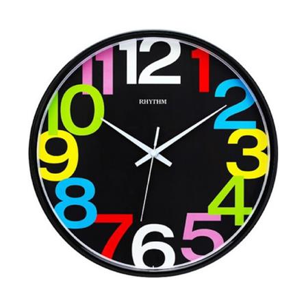นาฬิกาแขวน RHYTHM CMG589BR76 12.5 นิ้ว สีดำ