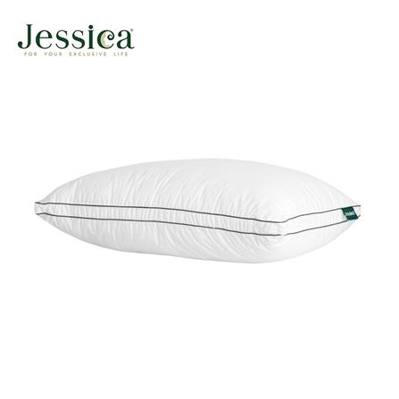 หมอนหนุน ขนห่านเทียม JESSICA D-ALTERNATIVE 26072-MEDIUM 18x28 นิ้ว สีขาว