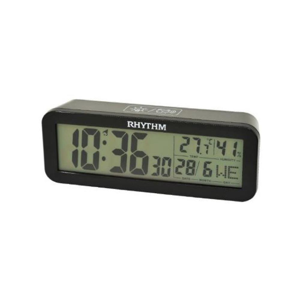 นาฬิกาดิจิทัล LED RHYTHM LCT107NR02 2X5.5 นิ้ว สีดำ