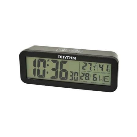 นาฬิกาดิจิทัล LED RHYTHM LCT107NR02 2X5.5 นิ้ว สีดำ_0