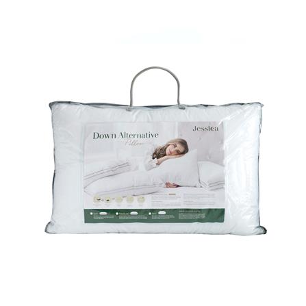 หมอนหนุน ขนห่านเทียม JESSICA D-ALTERNATIVE 26071-SOFT 18x28 นิ้ว สีขาว_3