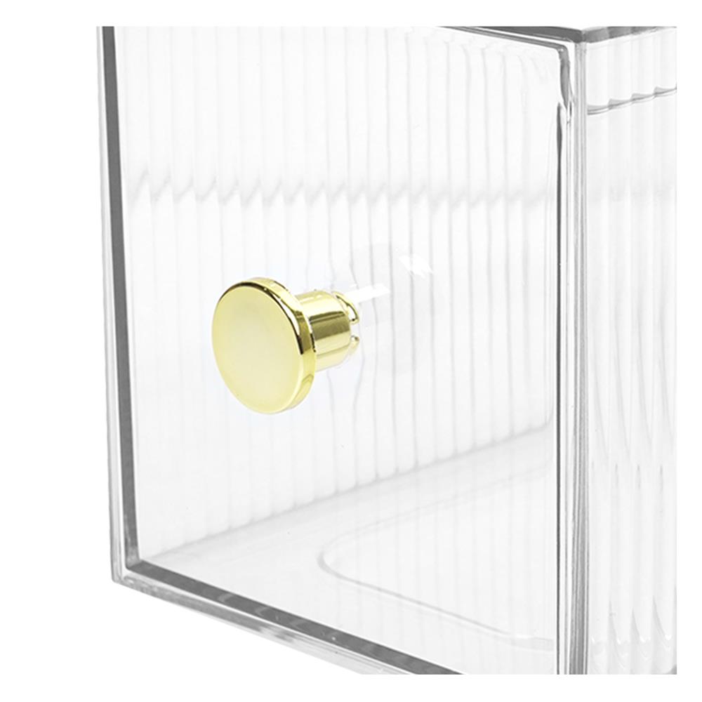 กล่องจัดเก็บเครื่องสำอาง STACKO BREIS 10.3x19.5x10.3 ซม. สีใส