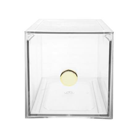 กล่องจัดเก็บเครื่องสำอาง STACKO BREIS 10.3x19.5x10.3 ซม. สีใส_2