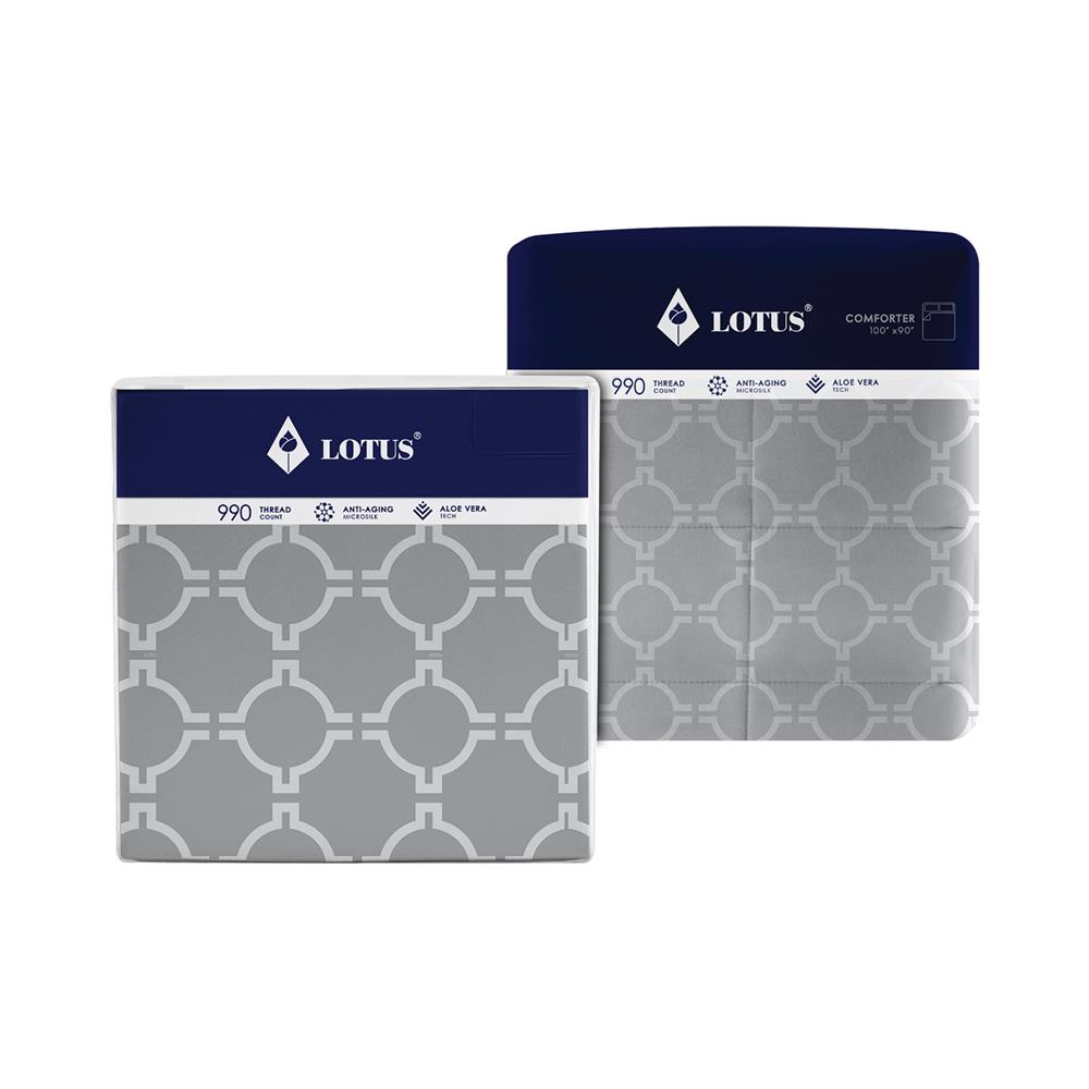 ชุดผ้าปูที่นอน 5 ฟุต 6 ชิ้น LOTUS MILANO 01