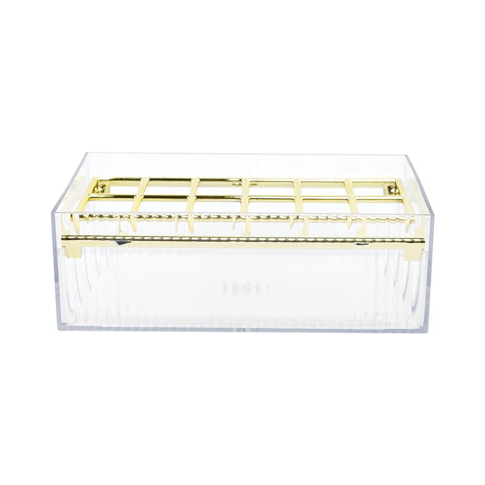 กล่องจัดเก็บเครื่องสำอาง STACKO BREIS LIPS18 10x18.2x6 ซม. สีใส