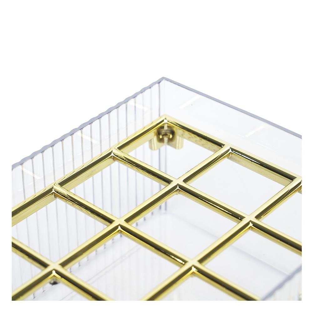 กล่องจัดเก็บเครื่องสำอาง STACKO BREIS LIPS18 10x18.2x6 ซม. สีใส