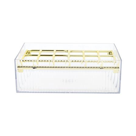 กล่องจัดเก็บเครื่องสำอาง STACKO BREIS LIPS18 10x18.2x6 ซม. สีใส_2