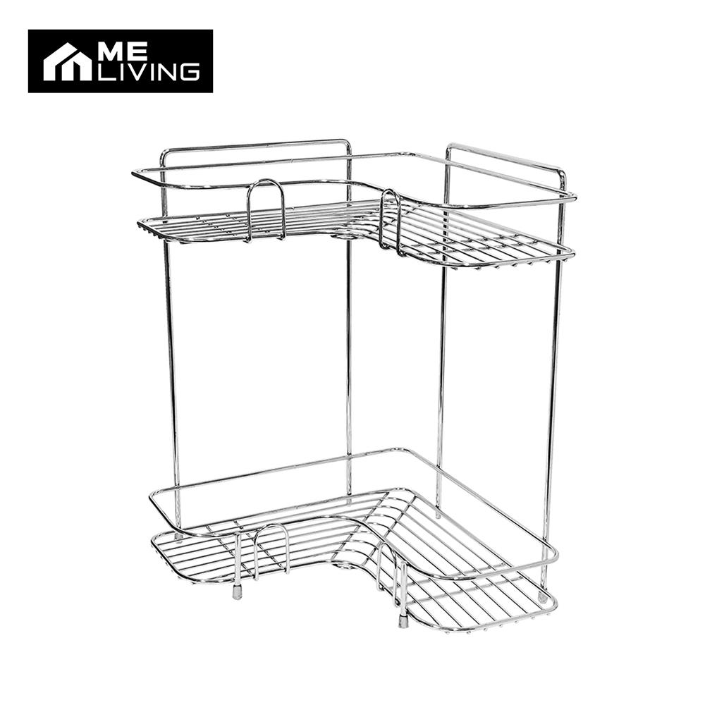 ชั้นเข้ามุมโครเมียม 2 ชั้น ทรงแอล ME LIVING CROMO 27x27x35.5 ซม._1