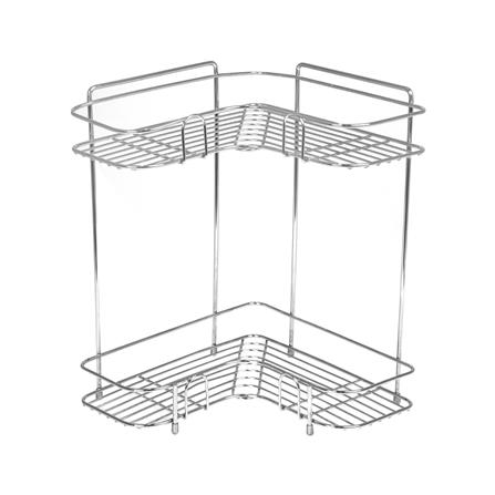 ชั้นเข้ามุมโครเมียม 2 ชั้น ทรงแอล ME LIVING CROMO 27x27x35.5 ซม._2