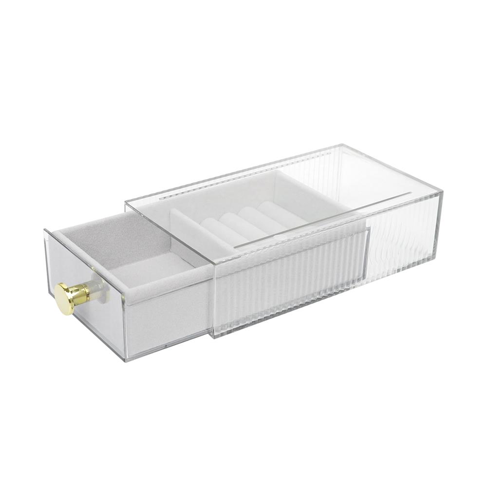 กล่องใส่เครื่องประดับ STACKO BREIS 10.3x19.5x5.3 ซม. สีใส