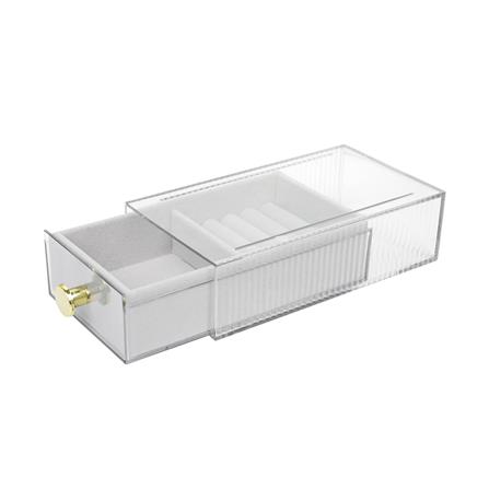 กล่องใส่เครื่องประดับ STACKO BREIS 10.3x19.5x5.3 ซม. สีใส_3