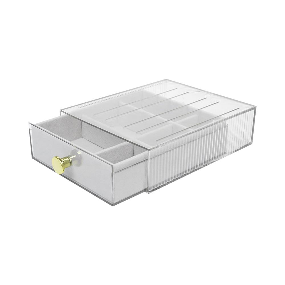 กล่องใส่เครื่องประดับ STACKO BREIS 15.3x19.5x5.3 ซม. สีใส