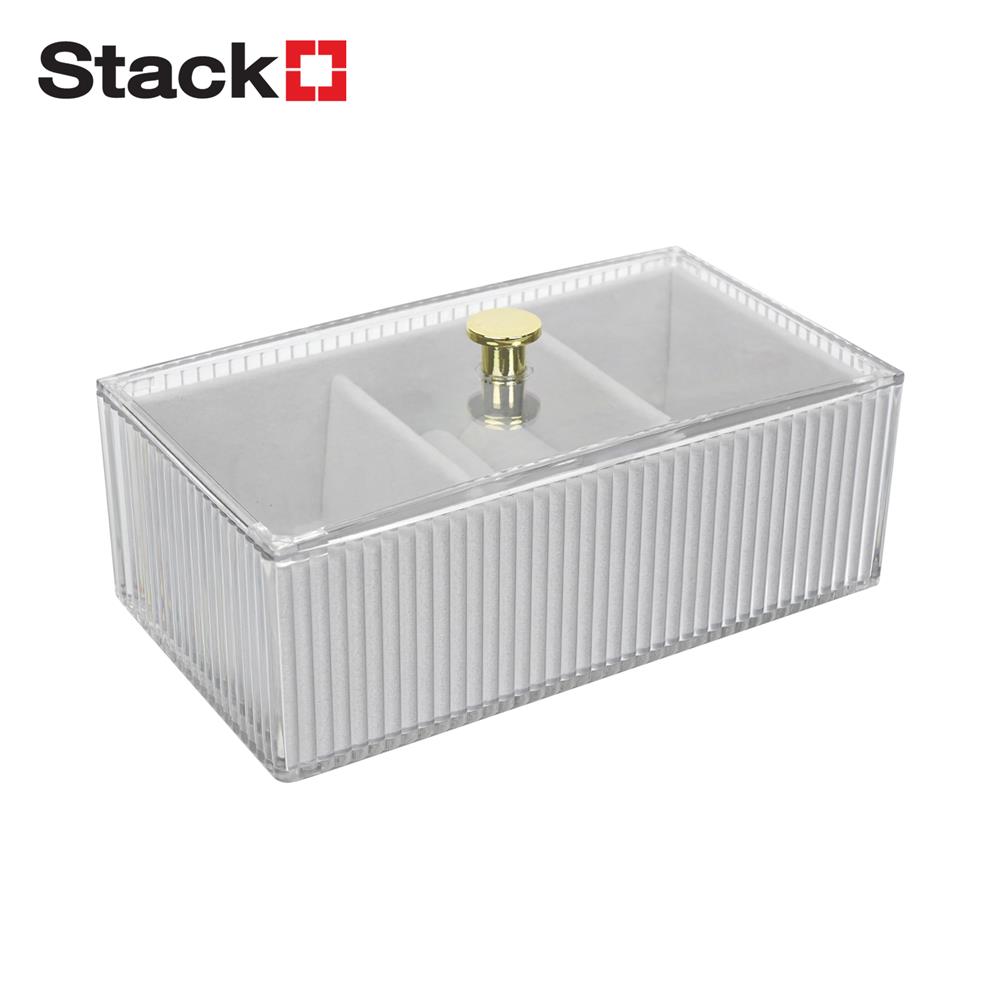 กล่องใส่เครื่องประดับ STACKO BREIS 10x18x7.5 ซม. สีใส_1