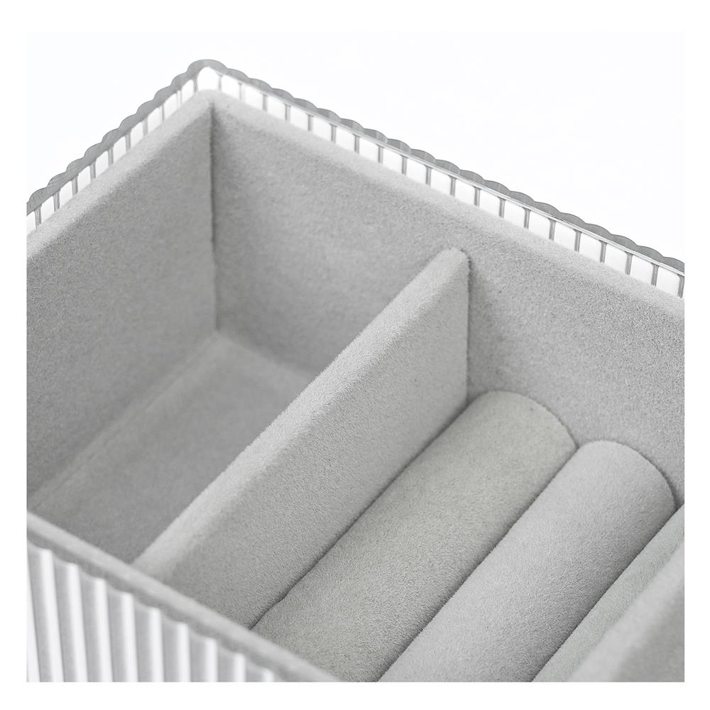 กล่องใส่เครื่องประดับ STACKO BREIS 10x18x7.5 ซม. สีใส