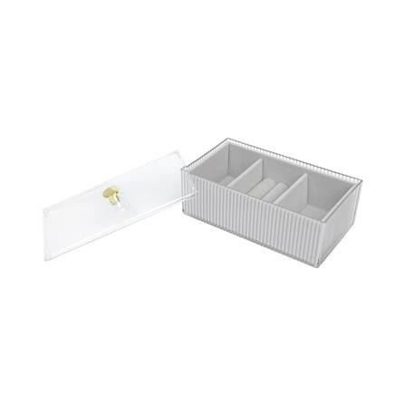 กล่องใส่เครื่องประดับ STACKO BREIS 10x18x7.5 ซม. สีใส_3