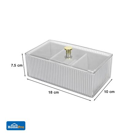 กล่องใส่เครื่องประดับ STACKO BREIS 10x18x7.5 ซม. สีใส_7