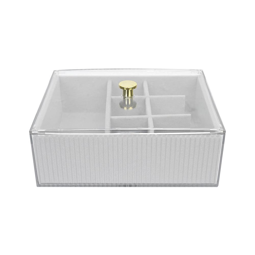 กล่องใส่เครื่องประดับ STACKO BREIS 15x18x7.5 ซม. สีใส