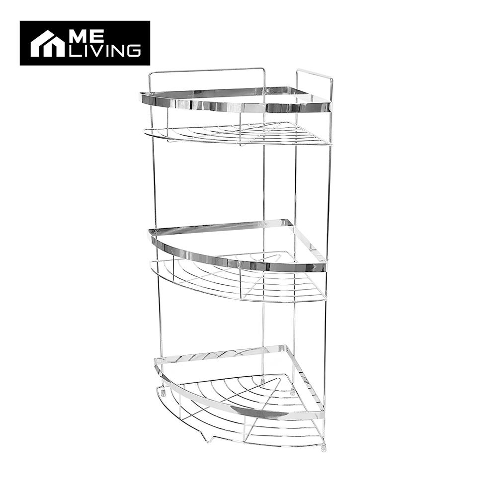 ชั้นเข้ามุมโครเมียม 3 ชั้น ME LIVING CROMO 22x22x52 ซม._1